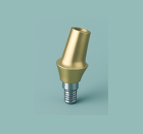 Titanium base abutment – anatomic